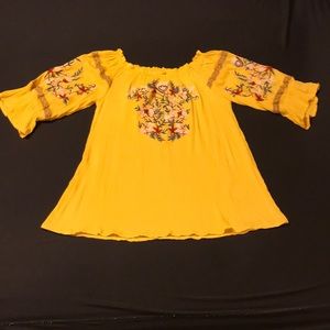 Off Shoulder Long Blouse or Short Dress